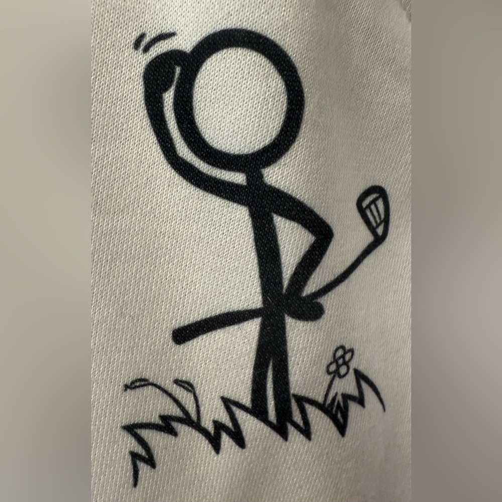 AceGolfs Hyper-prep Golf Stick Person 1/4 Zip Pullover Sweatshirt Women’s Sz.S - Picture 7 of 10